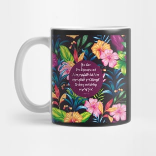 You have been born anew, 1 Peter 1:23, Bible Quote Mug